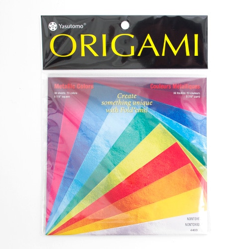 Yasutomo, Origami Paper, 5-7/8", Metallic, Colors